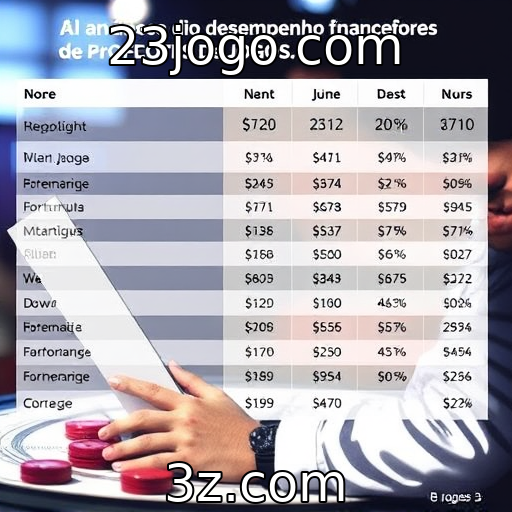 Análise do desempenho financeiro de provedores de jogos